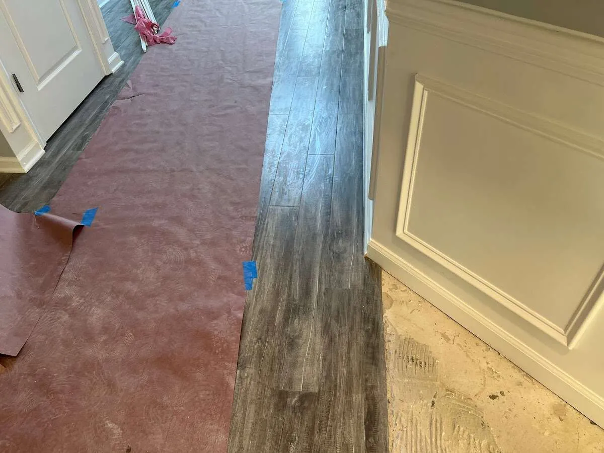 Completed marble shower restoration in Lake Dallas